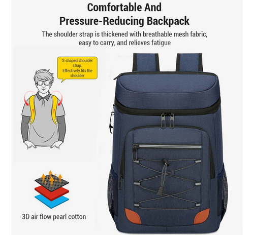 Cooler Backpack, Refrigeradores Aislantes E Impermeables A P