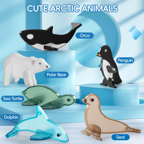Bloques Magneticos Para Niños, Magnetic Blocks De Animales