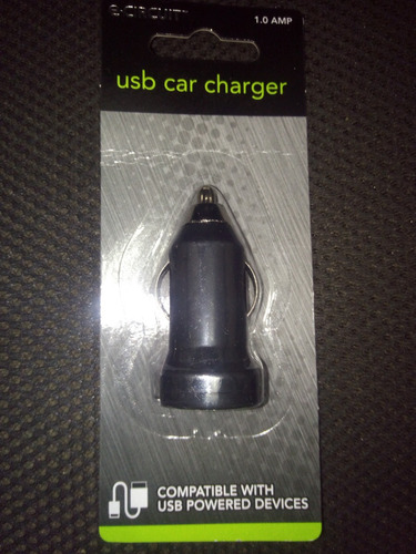 Cargador De Carro Usb E-circuit 1.0 Amp. Nuevo.