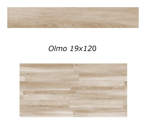 Porcelanato Cerro Negro Simil Madera 19x1.20