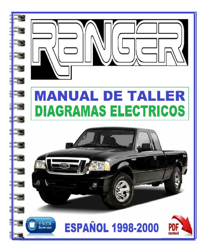 Ford Ranger Manual De Taller Servicio Diagramas 1998-2000. 