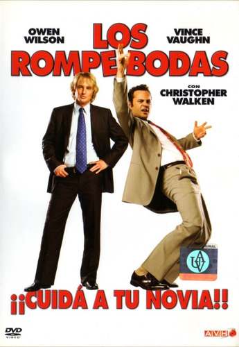 Los Rompebodas ( Owen Wilson / Vince Vaughn ) Dvd Original | MercadoLibre