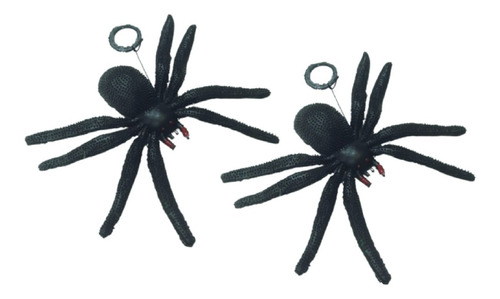 Kit 2 Aranha Caranguejeira Borracha - Decoração E Halloween