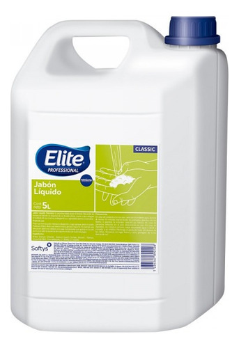2 Bidones De Jabón Líquido Manzana Elite Professional De 5lt