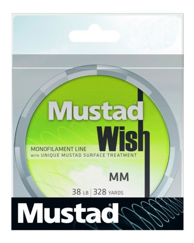 Nylon Mustad Wish 0.60mm X 300mts Tanza Pesca Variada Color Humo