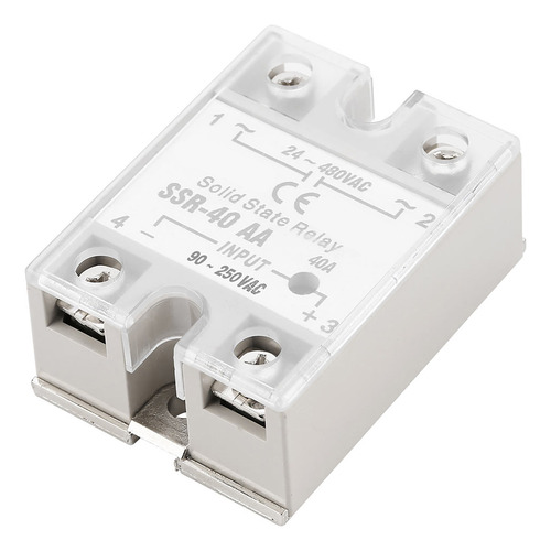 Relay Ssr 40aa 40a Módulo De Estado Sólido Entrada Ac-ac 90-