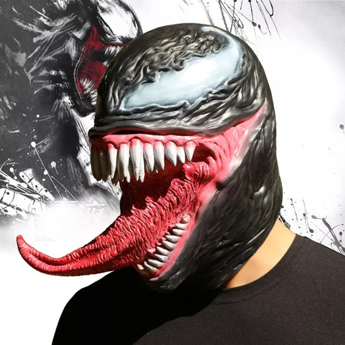 Máscaras De Látex For Halloween, Máscaras De Cosplay Venom