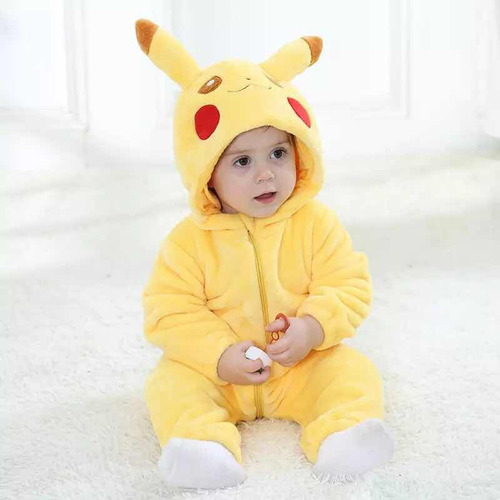 Roupa Para Bebe Macacao Infantil Tematico Pikachu Pokemon Mercado Livre