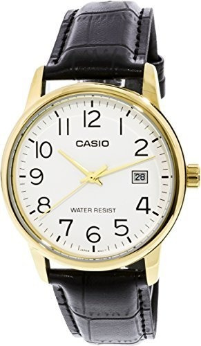 Reloj De Moda De Cuarzo Japones Casio Mens Mtpv002gl7b2 Gold