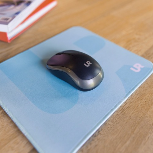 Alfombrilla Mouse Pad 24x20 Urbano Mousepad De Goma Color Azul