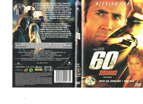 60 Segundos (2000) - Dvd Original - Mcbmi