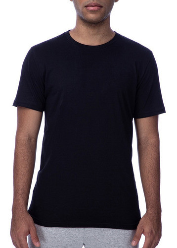 Imagem 4 de 10 de Kit 6 Camisetas Masculinas Slim Fit Básicas Algodão Premium
