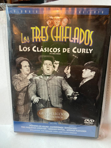 Los Tres Chiflados Los Clásicos De Curly (2006) Dvd Nuevo