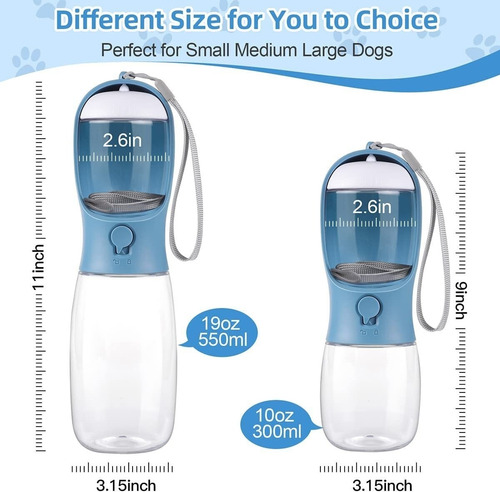 Botella De Agua Portátil Para Mascotas Para Perros,
