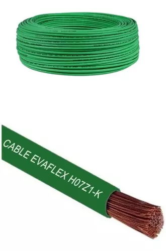 Cable Eléctrico EVA 2,5 mm 2 Verde 100 Mts