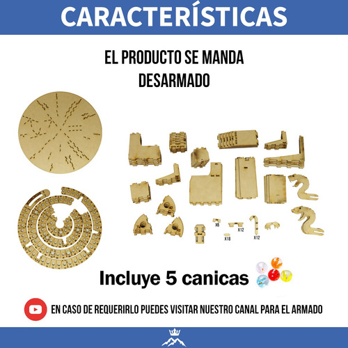 Juego De Mesa 3d Serpientes Y Escaleras 12 Piezas Mayoreo