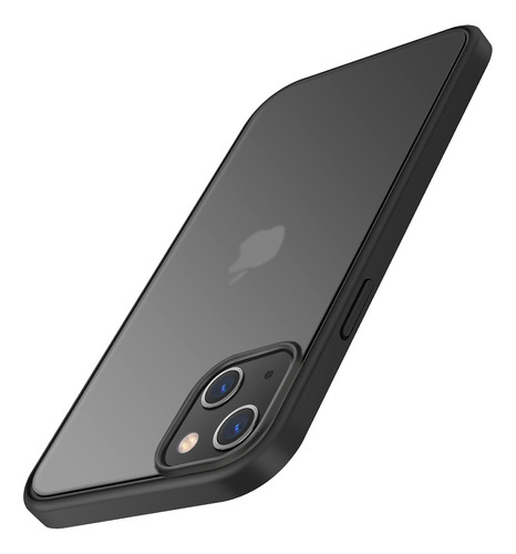 Funda Tendlin Iphone13 Mini Traslúcido Hard Anti-caida Negro