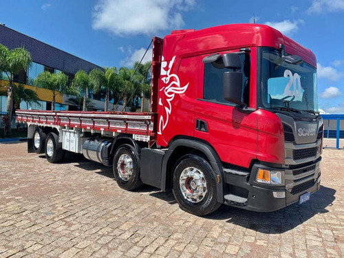 Scania P 320 8x2, 19/20, Carroceria De Madeira.