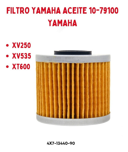 Filtro Aceite Original Yamaha  Xv250 Virago Xt600 Xv535/750