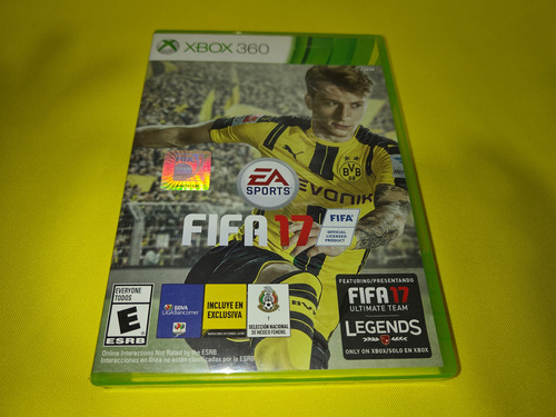Fifa 17 Xbox 360 Original Disco En Buen Estado Y Funcionando (Usado)