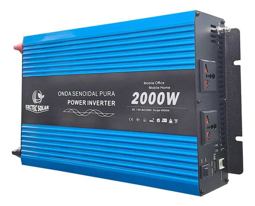 Inversor Onda Pura 12v A 220v 2000w