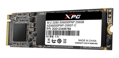 Imagen 3 de 3 de Disco sólido SSD interno XPG SX6000 Pro ASX6000PNP-256GT-C 256GB