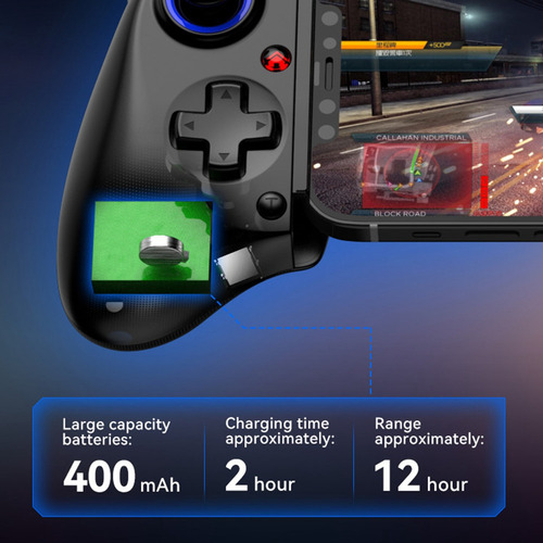 Controlador De Juego Telescópico D11 Rgb Phone Gamepad Con T
