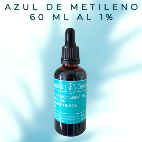 Azul De Metileno 1% 60 Ml Farmacéutico Envio Gratis