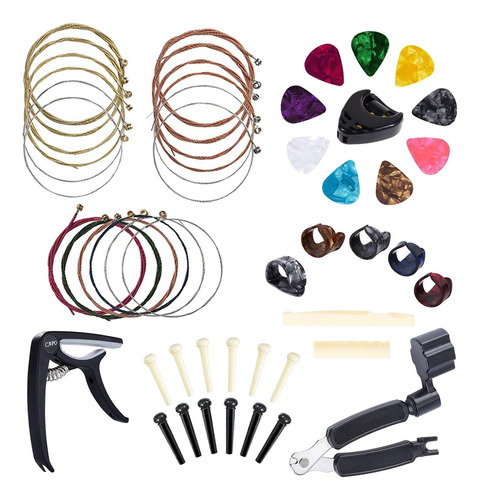 49 Unids/set Kit De Accesorios Para Guitarra Eléctrica