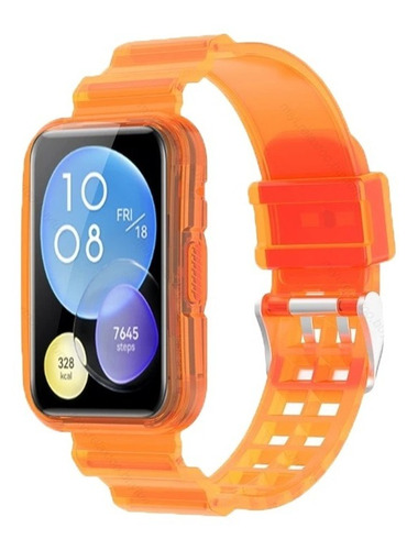 Correa Con Case Integrado Uso Rudo Para Huawei Watch Fit 2