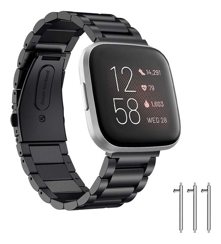 Ggooig Compatible Con Fitbit Versa 2 Band, Correa De Metal .