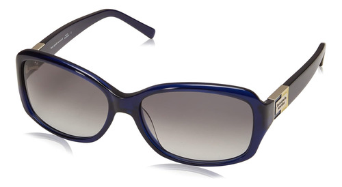 Gafas De Sol Rectangulares Kate Spade New York, Azul Marino 