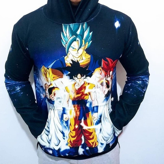 blusa de frio do dragon ball z