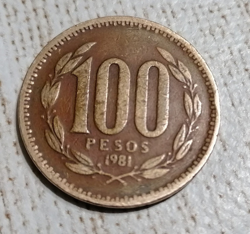 Moneda Chile 100 Pesos 1981