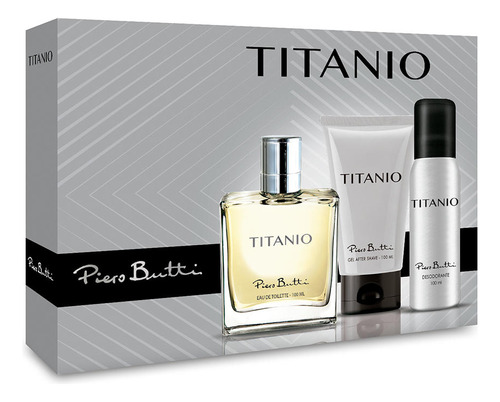 Set Perfume Titanio Edt + Desodorante Y After Shave