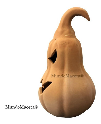 Imagen 2 de 4 de 2 Calabazas Artesanal Halloween P/pintar Adorno 21cm