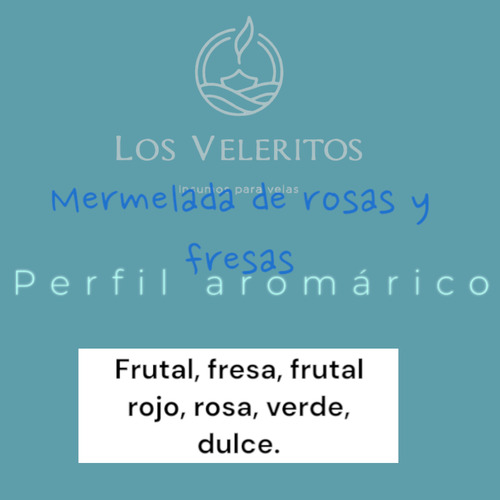 Fragancias Aromáticas Para Velas 60 Ml Mermelada De Fresa Y Rosas