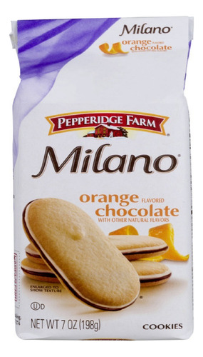 Pepperidge Farm Galletas Sabor Naranja Con Chocolate Milano