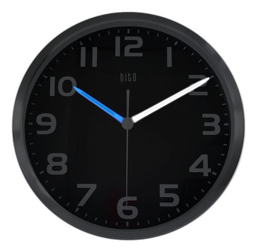 Hito Reloj De Pared Silencioso Sin Tictac 12? Con Brillo De