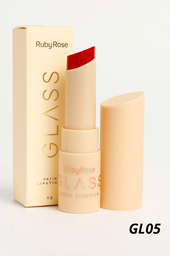 Batom Creamy Matte Glass Hbf567 Unidade Cor GL05 Ruby Rose