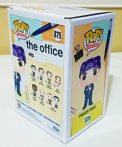 ¡Funko Pop! The Office - Prison Mike #875 Exclusivo Hot Topic