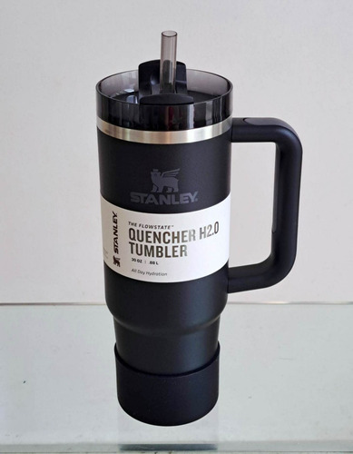 Stanley Quencher 30oz Vaso Taza Mug Termo Asa Con Funda Prot Negro-negro Quencher