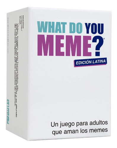 What Do You Meme? Edición Latina Juego Original Asmodee