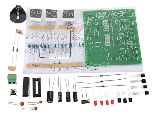 Diy Pcb Circuit Board Digital Led Reloj Electrónico Kits 6