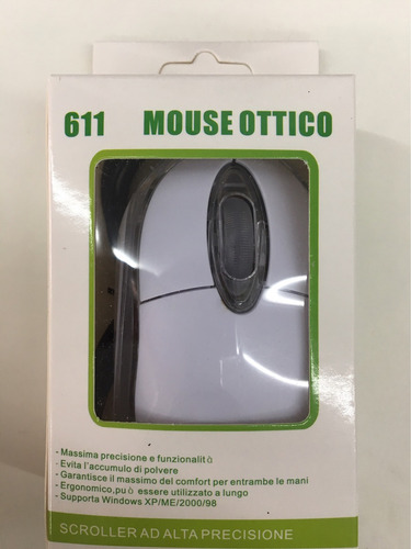 Mouse Para Notebook Óptico Usb Windows Knup 1200dpi Led Pc