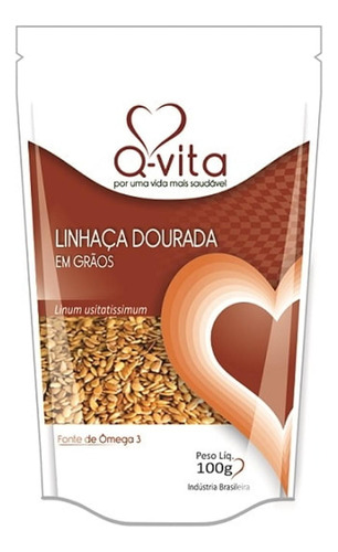 Linhaça Dourada Grão Q-vita 100g