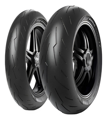Par Pirelli Diablo Rosso Iv 110/70-17 150/60-17 Ninja 400