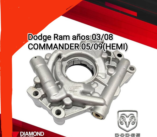 Bomba De Aceite Dodge Ram Hemi Commander 5.7 Preguntar 