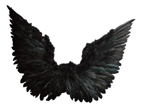 Asas De Anjo Fantasia De Anjo Decoração Elegante Preto