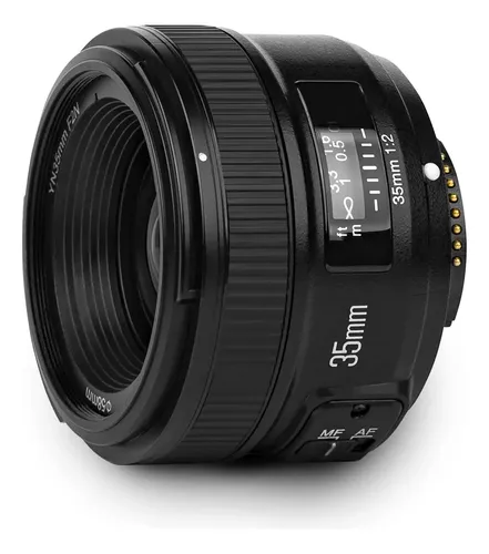 Lente Yongnuo Yn35mm F2n 1:2 Af Mf Grande Angular Para Nikon